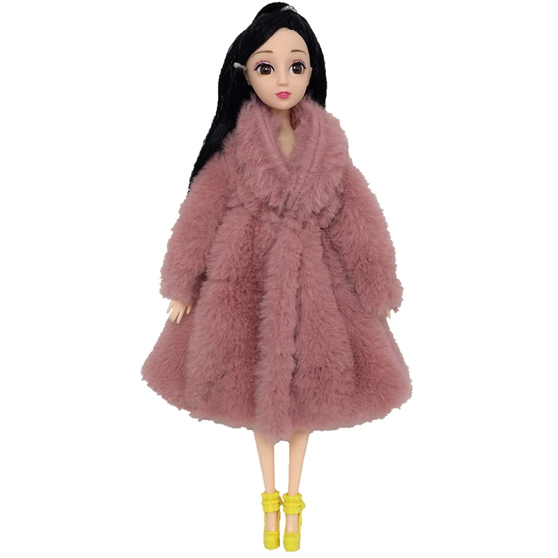 Новая шуба Одежда для кукол аксессуары 30 см шарнирная кукольная одежда Пальто Аксессуары для кукол меховые игрушки для девочек подарок