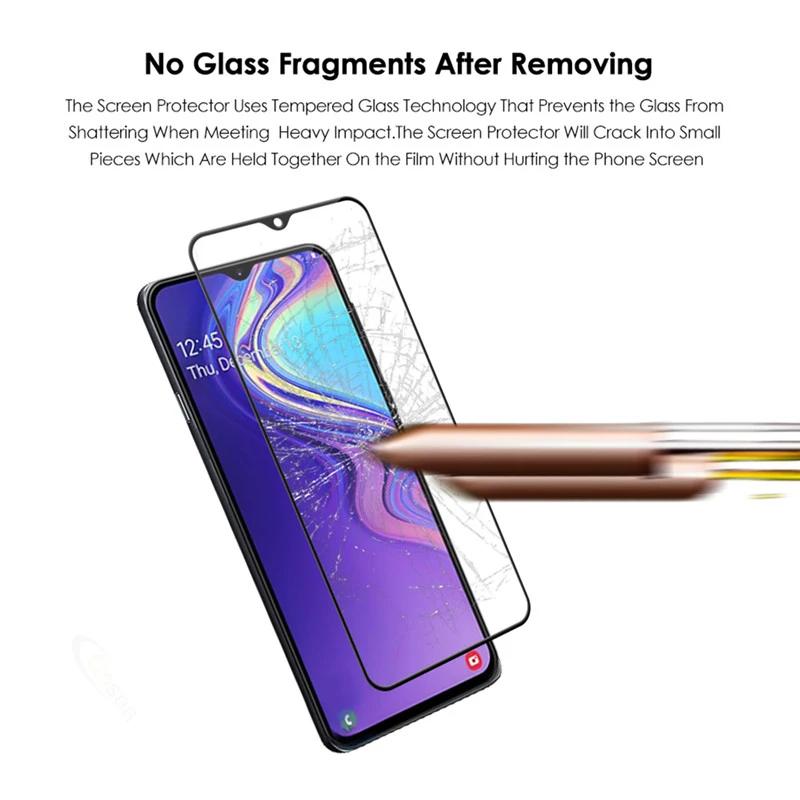 Qosea-For-Samsung-Galaxy-M20-Screen-Protector-9H-Explosion-proof-Front-Full-Film-For-Samsung-S9
