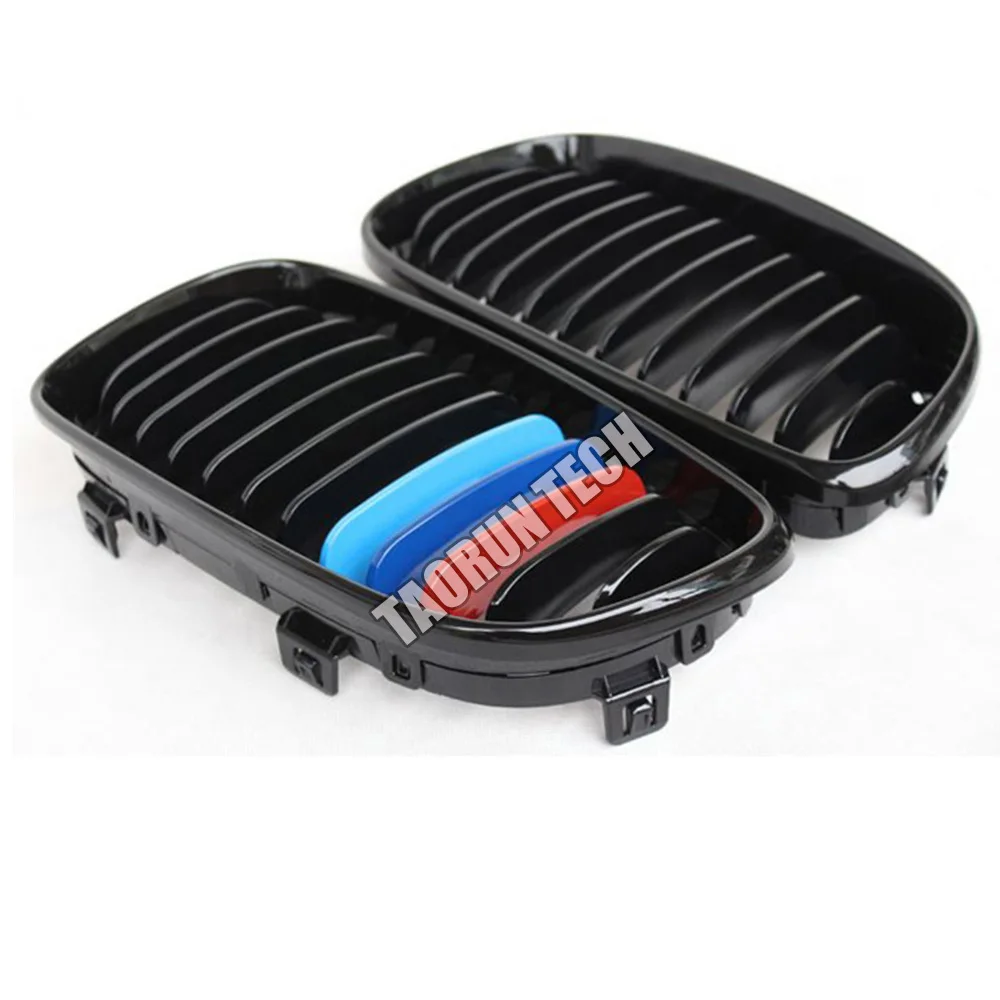 E82 E87 E88 Решетка переднего бампера из углеродного волокна для BMW 1 серия 2008 2011 авто