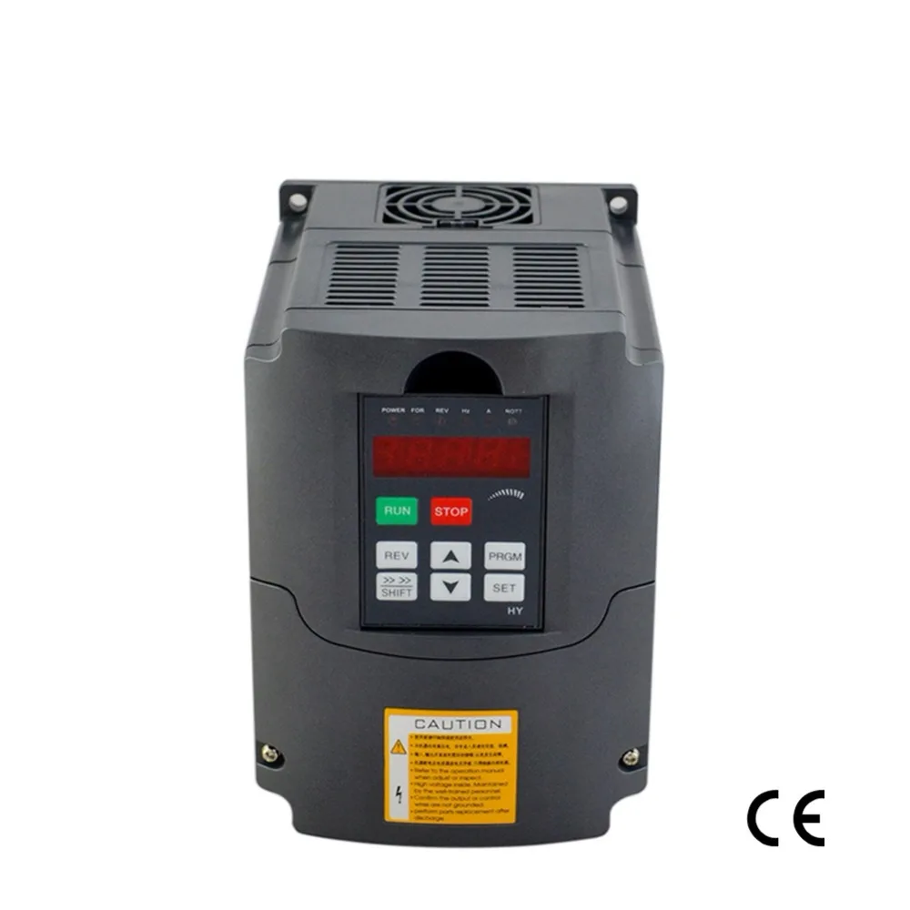 frequency inverter 4KW 220V 5HP 18A variable frequency drive inverter spindle motor speed