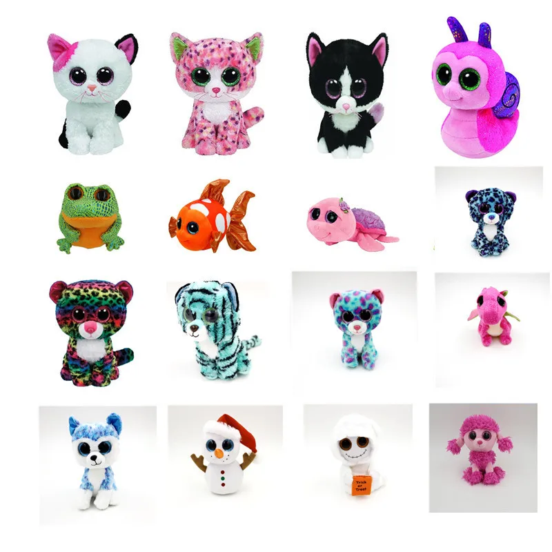

Ty Beanie Boos Big Eyes Small Plush Toy Doll Kawaii Stuffed Animals Collection Lovely A wide variety of styles