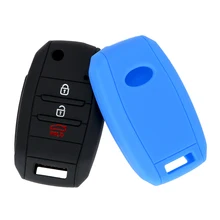 Чехол для автомобильного ключа, силиконовый чехол для Kia Rio K2 K3 K4 K5 Optima Sportage Ceed Sorento Cerato Soul QL Venga Forte