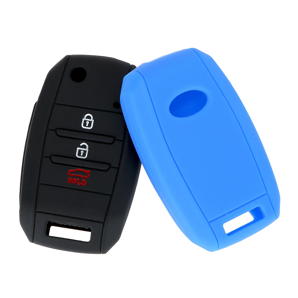 

Car Key Case Cover Silicone Shell Holder For Kia Rio K2 K3 K4 K5 Optima Sportage Ceed Sorento Cerato Soul QL 2014 Venga Forte
