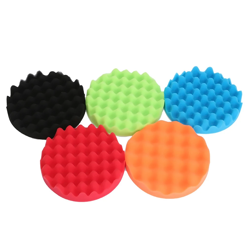 

ToHuu 12pcs Auto Car Polishing Pad Polishing Buffer Waxing for Car Wheel M14 Thread 3/4/5/6/7 inch Self-adhesive Car Washer