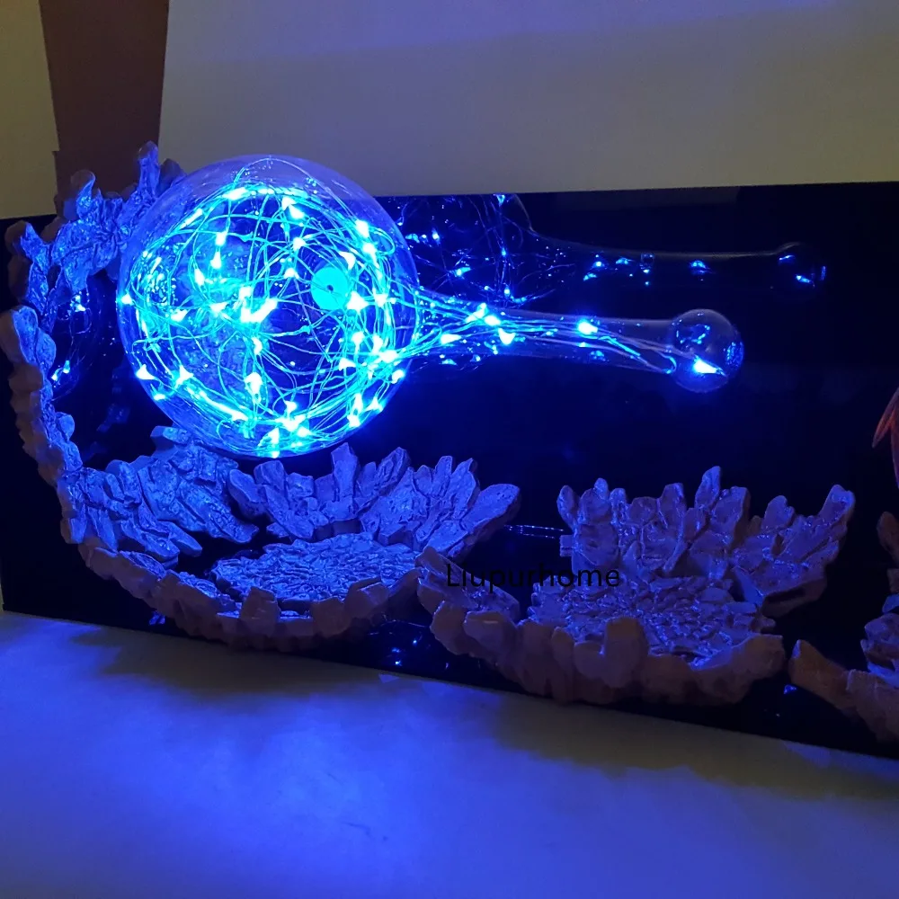 Dragon Ball Z Vegeta Led Kamehameha осветительная лампа, лампа Dragon Ball Super Vegeta DBZ, настольная лампа, светодиодные ночники, домашний декор