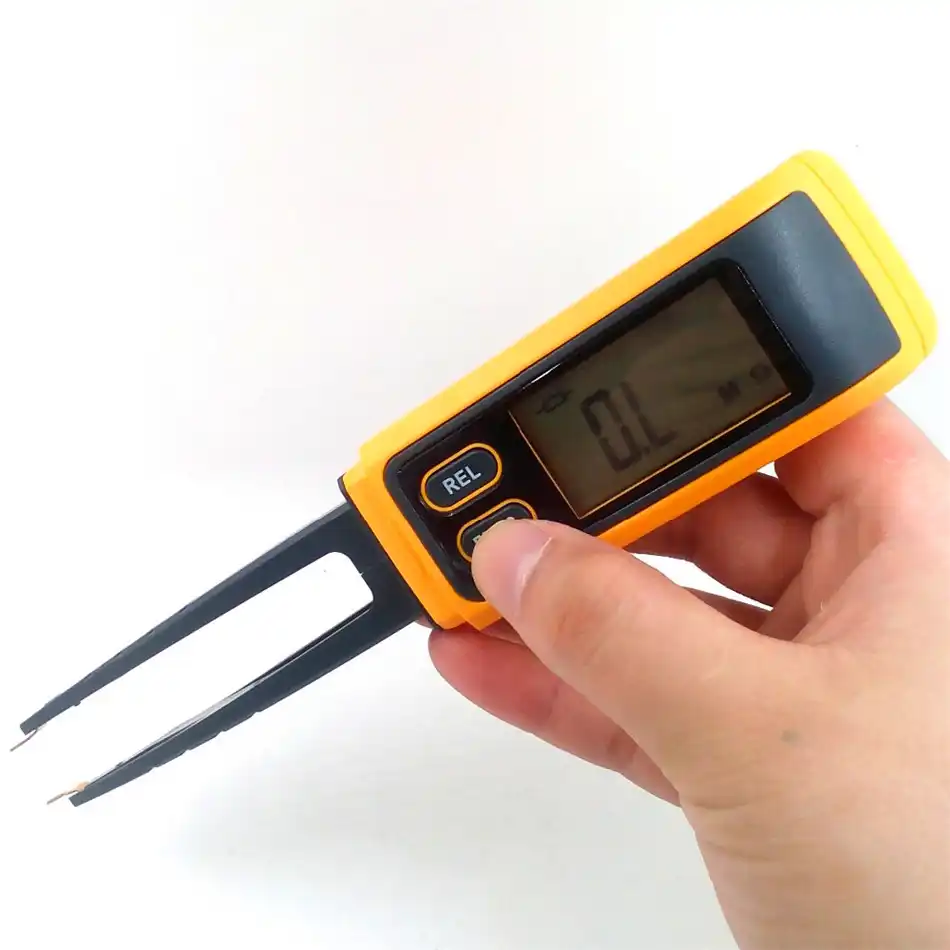 Digital Smart Tweezers Clamp SMD Tester Resistance Capacitance Diode Meter Mini