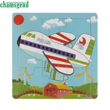 High Quality font b Wooden b font Aircraft Jigsaw Toys For Kids Education And Learning Puzzles