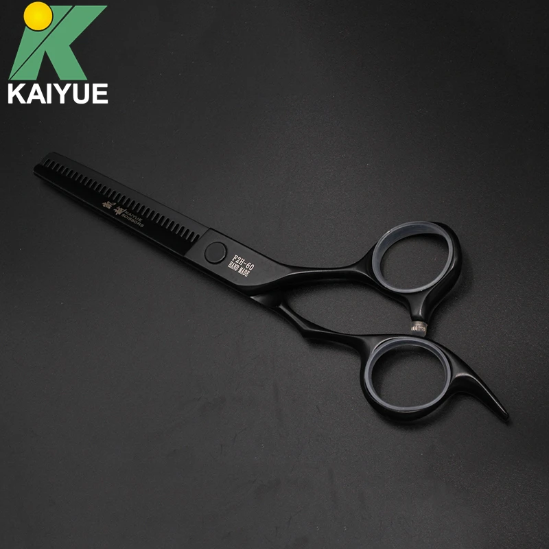 

High Quality 6 inch Hair Scissors Set Professional Hair Scissors New Cutting Thinning Hair ShearsTools KAI YUE F2T-60-T