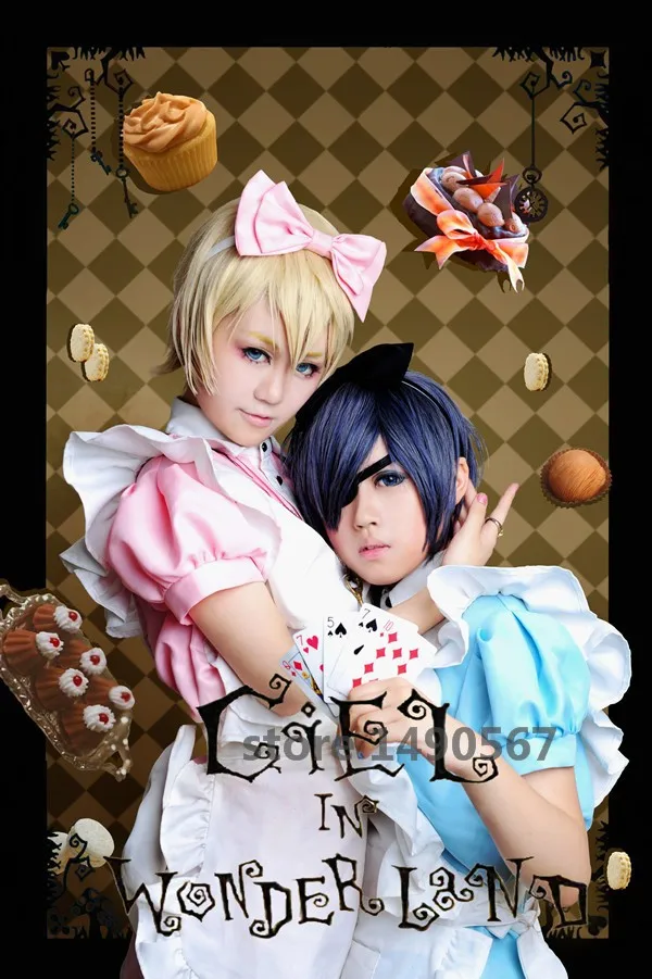 Download Black Butler Alois Trancy Ciel Phantomhive Ciel In Wonderland Free HD Wallpaper Black Butler Alois Trancy Ciel Phantomhive Ciel In Wonderland For Android