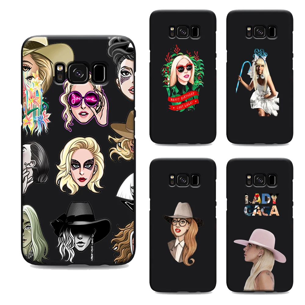

lady gaga soft Silicone black cover phone case for samsung galaxy s7 edge s6 s5 s8 s9 plus best diy custom TPU Housing