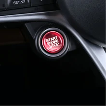 Алюминиевый ключ для Alfa romeo Giulia Stelvio кнопка запуска декоративные стикеры зажигания для стайлинга автомобилей