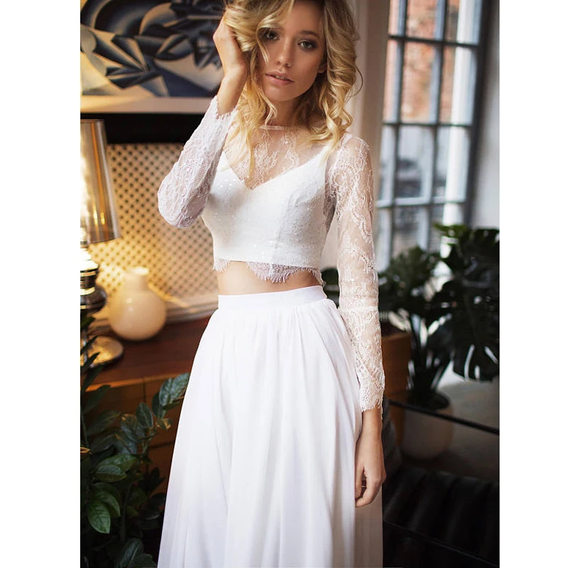 Чисто белые длинные шифоновые юбки для невесты трапециевидная элегантная юбка с шлейфом на молнии на заказ Jupe Longue Femme Saias