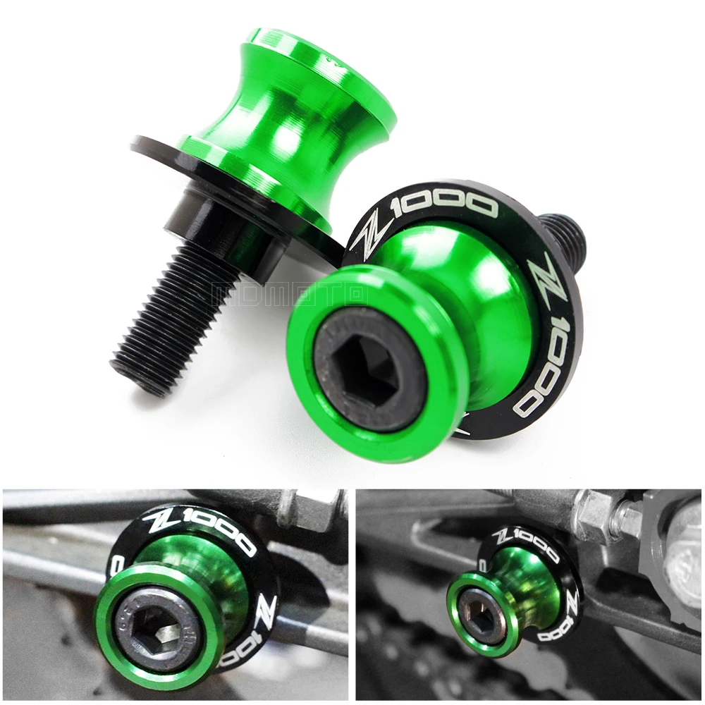 

8MM For Kawasaki Z1000 Z1000 2015-2019 Motorcycle CNC Accessories parts CNC Swingarm Sliders Spools slider stand screws 8 color