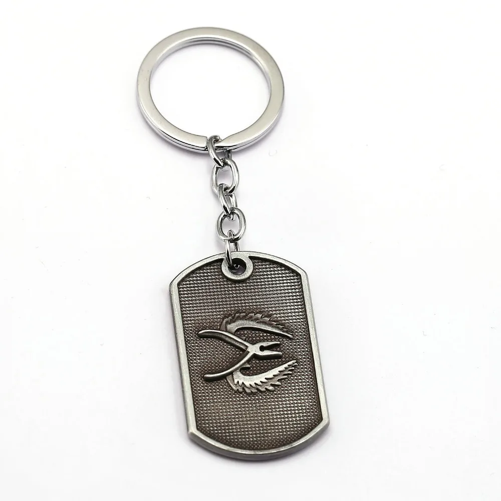 Nuevo contador Strike Cs Go Metal llavero Logo perro etiqueta colgante llavero anillo cadena CSGO Kolye joyería gargantilla Porte Clef llaveros
