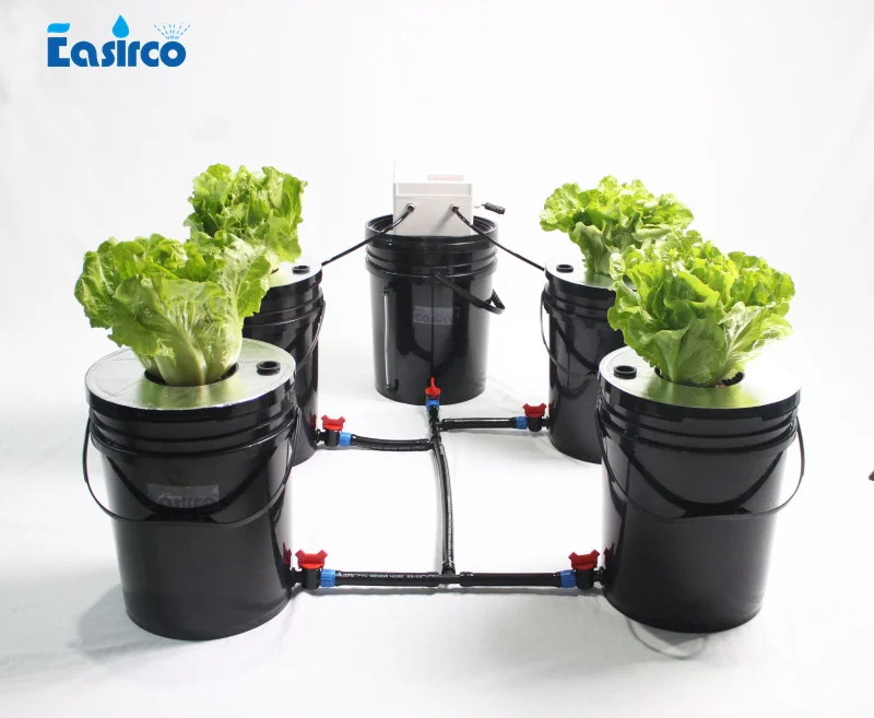 Aeroponics system 5x20L круглое ведро. Cloner ведро