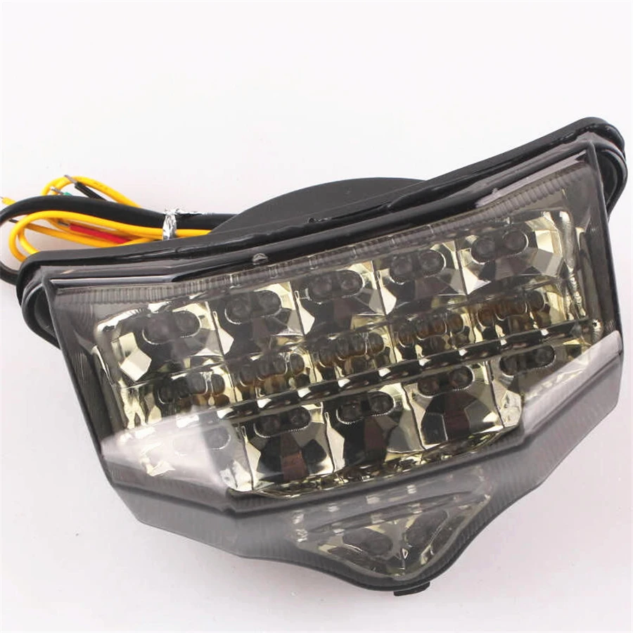 

For YAMAHA FZ6 2004 2005 2006 2007 2008 Black Motorcycle Parts Integrated LED Brake Taillight Turn Signals