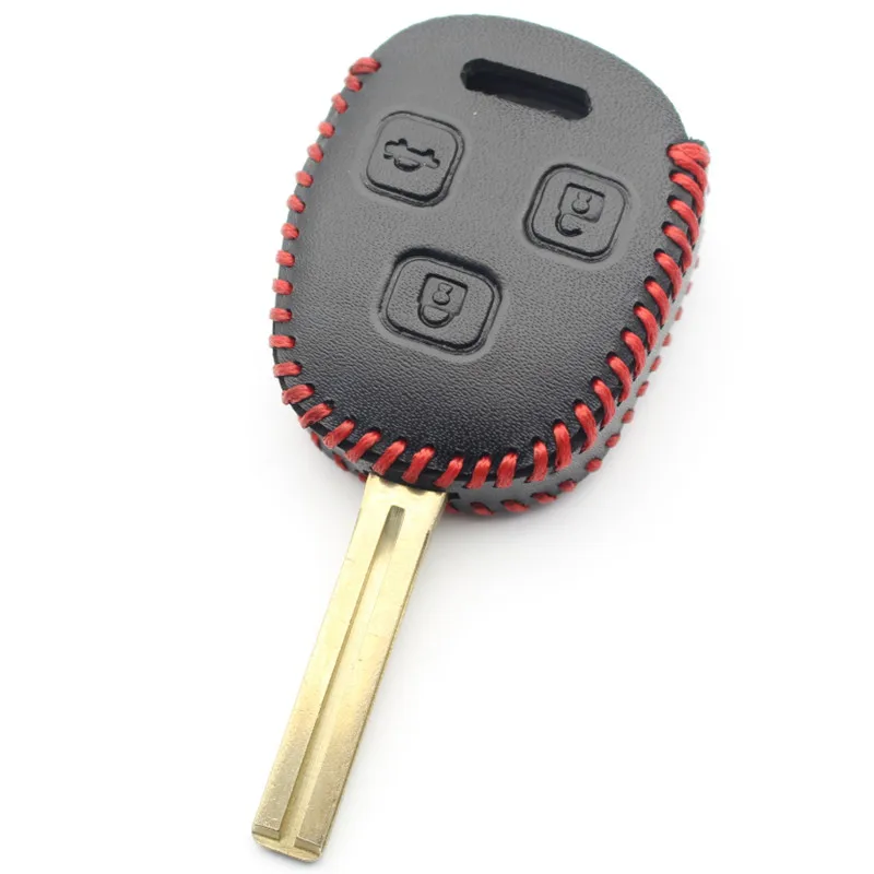 

XIEAILI Genuine Leather 3Button Transponder Remote Key Case Cover For Lexus Rx330/ES300/IS400/IS200/GS300/LS400 No Keychain M362
