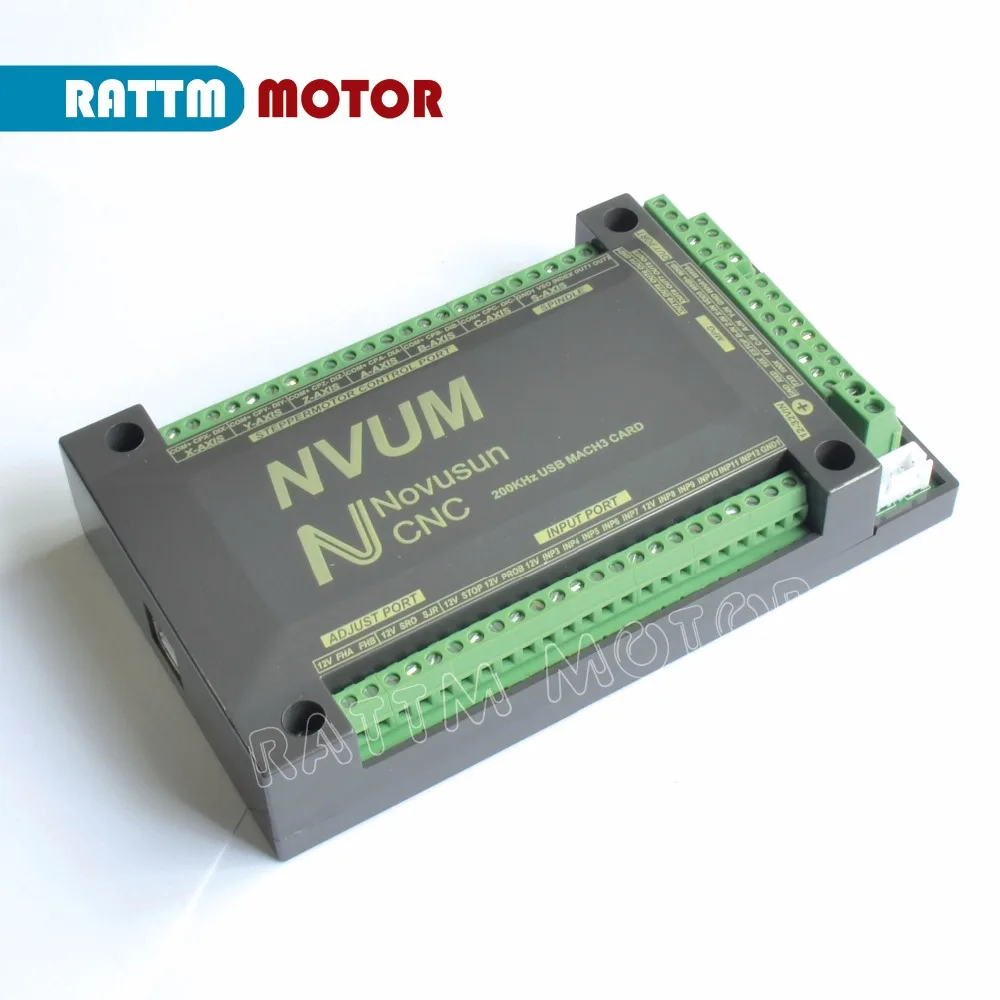 5 Ось 200 кГц MACH3 USB движения Управление карты NVUM ЧПУ Управление Лер для cnc-фрезерный станок шагового двигателя Серводвигатель от RATTM