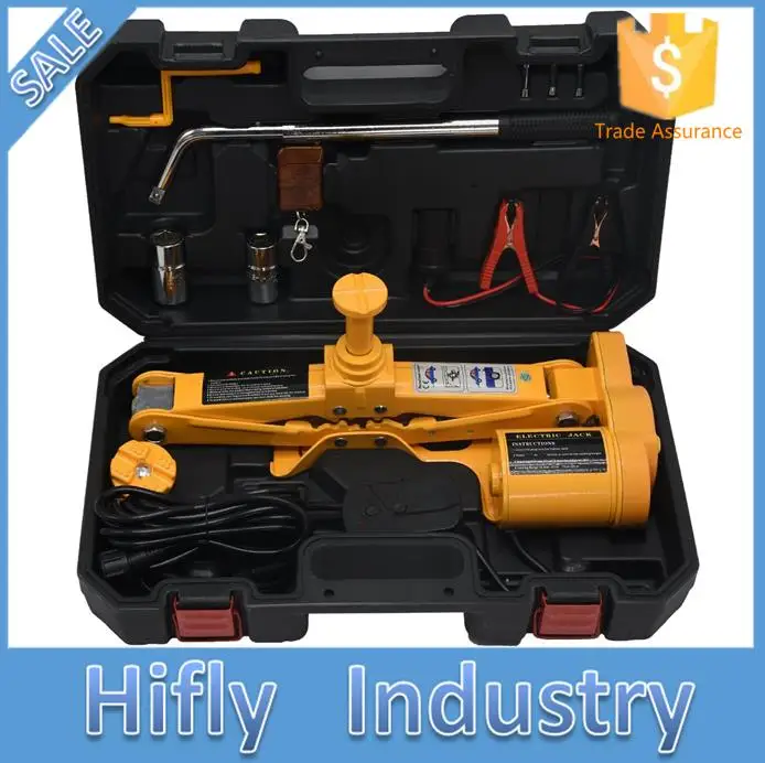 12V DC 2.5T(5500lb) Electric Car Jack Double Saddles for Vehicle and