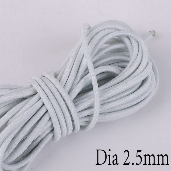 Colorful High-Elastic Cords Round Elastic Band Round Elastic Rope Rubber Band Elastic Line DIY Sewing Accessories