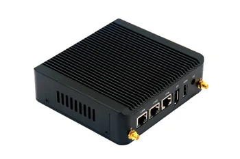 

2017 New product fanless nano mini pc Linux quad core celeron N2806 processor industrial computer