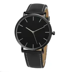 YAZOLE простой мужские часы 2019 лучший бренд класса люкс повседневные мужские часы модные для мужчин бизнес кожа erkek коль saati