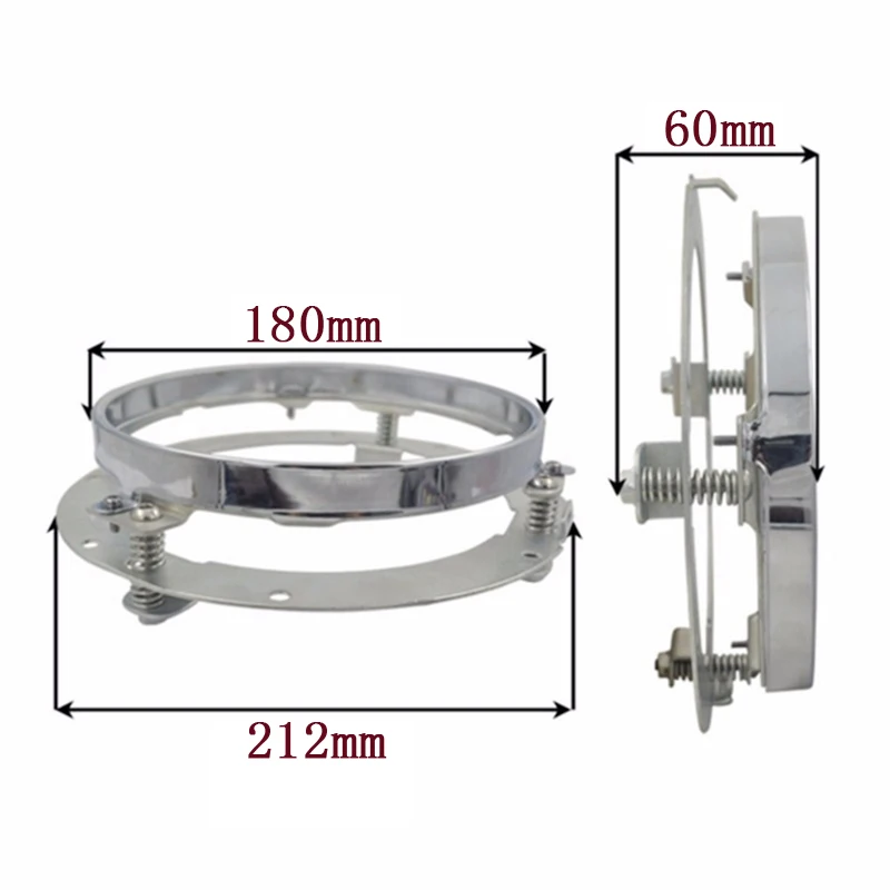 Ангельские глазки 7 дюймов светодиодный фар + 2x 4-1/2 "Туман света, проходящего лампы для мотоцикл Harley Davidson