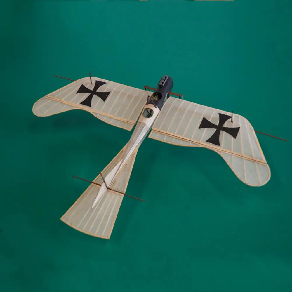 New Arrival Etrich Taube 420mm Wingspan Monoplane Balsa Wood Laser Cut RC Airplane Kit& Power System Kids Outdoors Toys Gifts