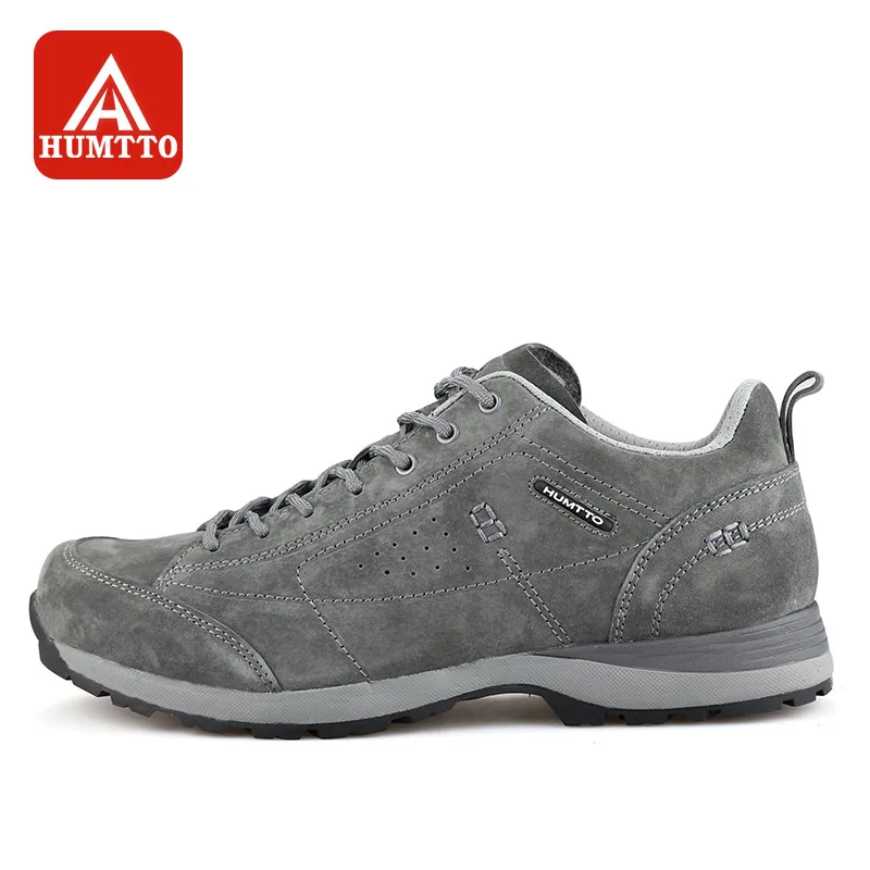 HUMTTO Hiking Shoes Men Winter Outdoor Plush Trekking Boots Plus Velvet High Sports Shoes Leather Lace-up Climbing Sneakers lace up flatform velvet sneakers