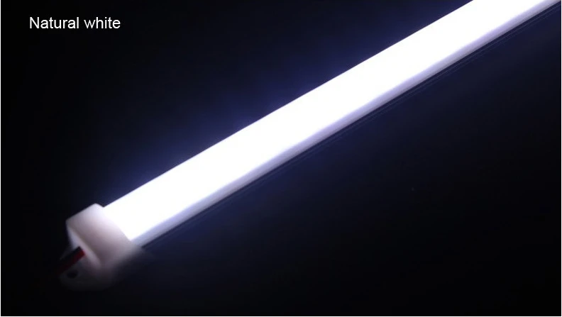 Супер яркий светодиодный барный фонарь белый теплый белый холодный белый DC12V 5730 светодиодный Жесткая светодиодная полоска трубка с U алюминиевый корпус+ крышка ПК
