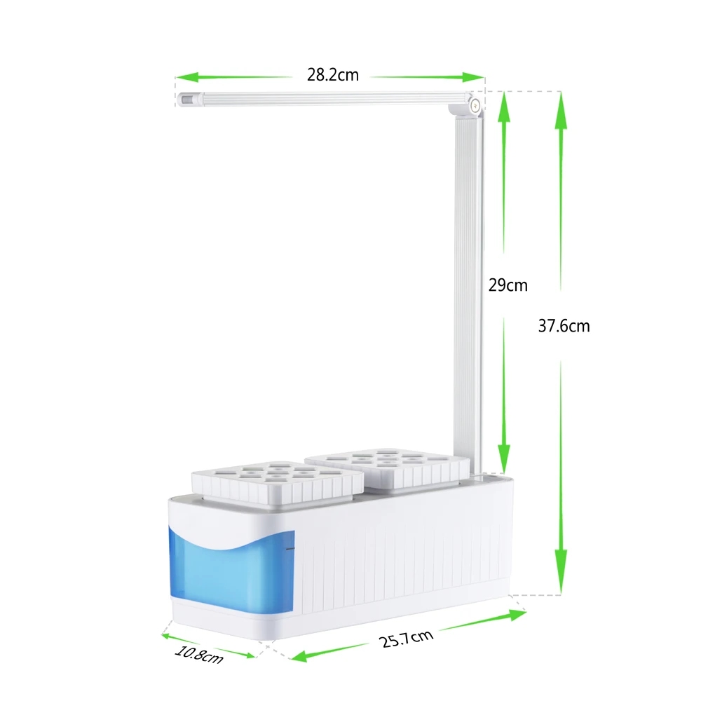 LED Grow Lights Indoor Full Spectrum Plant Lamp Herb Hydroponics Plants Garden Kit Lamp Adjustable Lamp Lever Planting