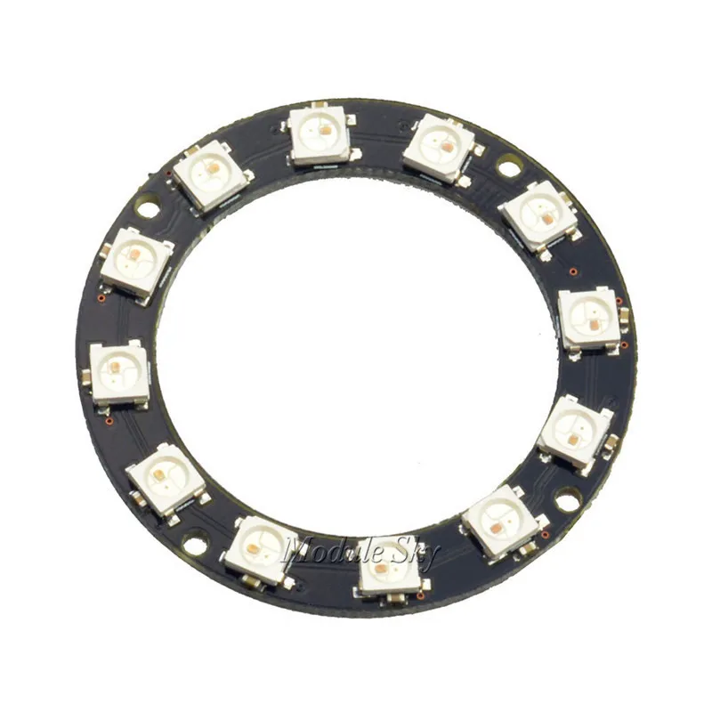 

WS2812 5050 12-Bit RGB LED Ring Round Decoration Bulb Perfect For Arduino