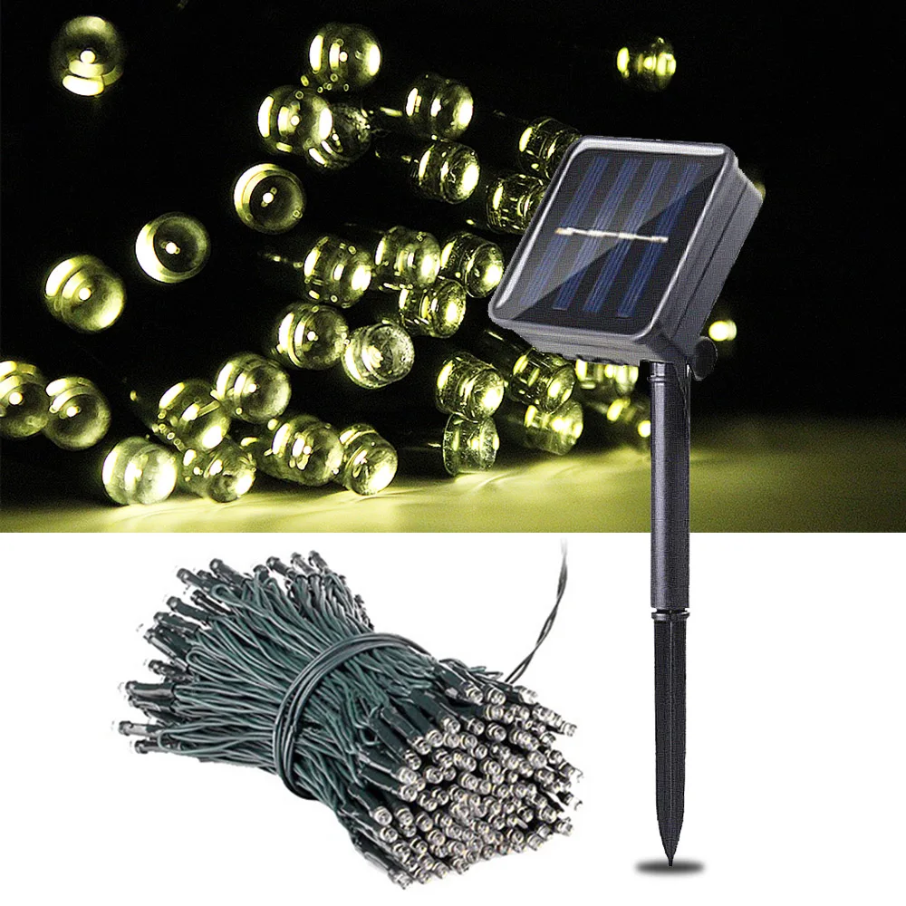 

Outdoor Solar Garden Light IP65 Waterproof LED String Light Home Decoration Lighting Garland Fairy Lamp Lawn Lamps lampa solarna