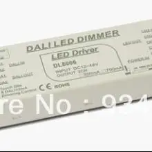 Dali диммирующий драйвер с сенсорным тусклым управлением 2 канала 12-48VDC постоянный ток Singleoutput350mA/700mA Модель: DL8006