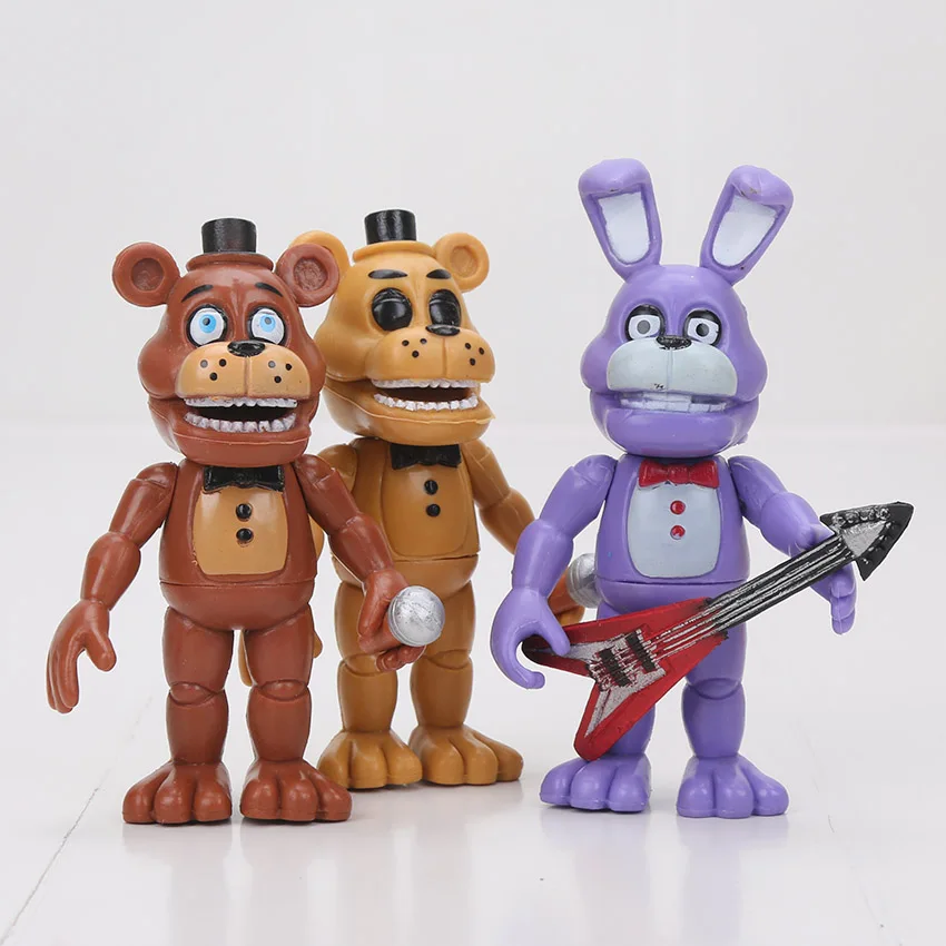 10 см FNAF Five Nights At Freddy's Фигурки игрушки сестра расположение Чика мангл Фокси баллора кукла Фредди Fazbear Бонни куклы игрушки