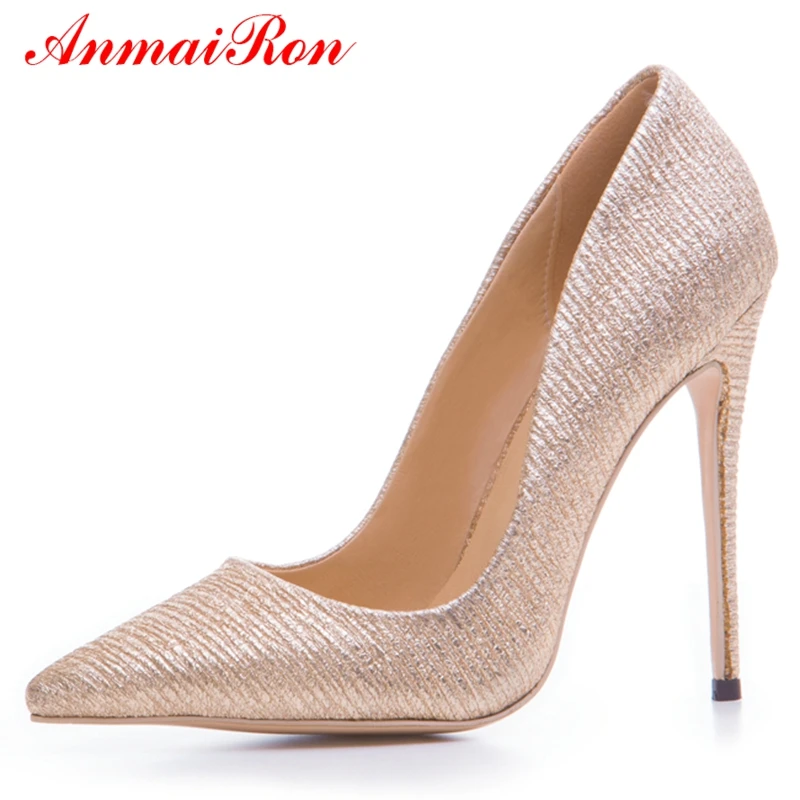 

ANMAIRON Basic Super High (8cm-up) Thin Heels Zapatos De Mujer De Moda 2019 De Vestir Women Fashion Pumps Big Size 34-43 LY865