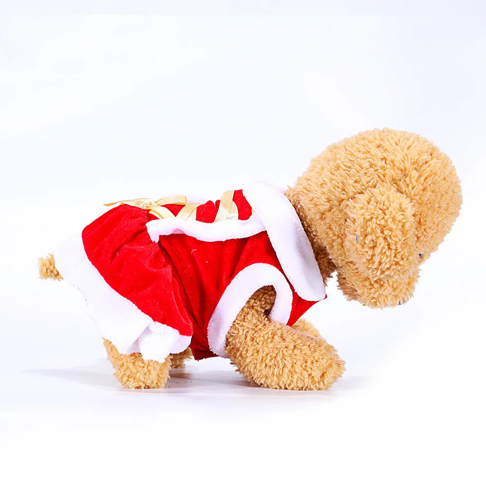 Christmas Dog Warm Dress French Bulldog Puppy Clothes For Small Large Dogs Poodle Winter Sweatshirt Cotton Dog Clothes  (13)