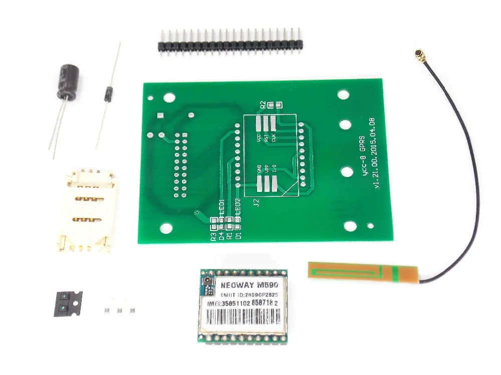 DIY Kit SIM900 модуль GSM/GPRS 900 1800 мГц коротких сообщений Услуги SMS neoway M590 дистанционного