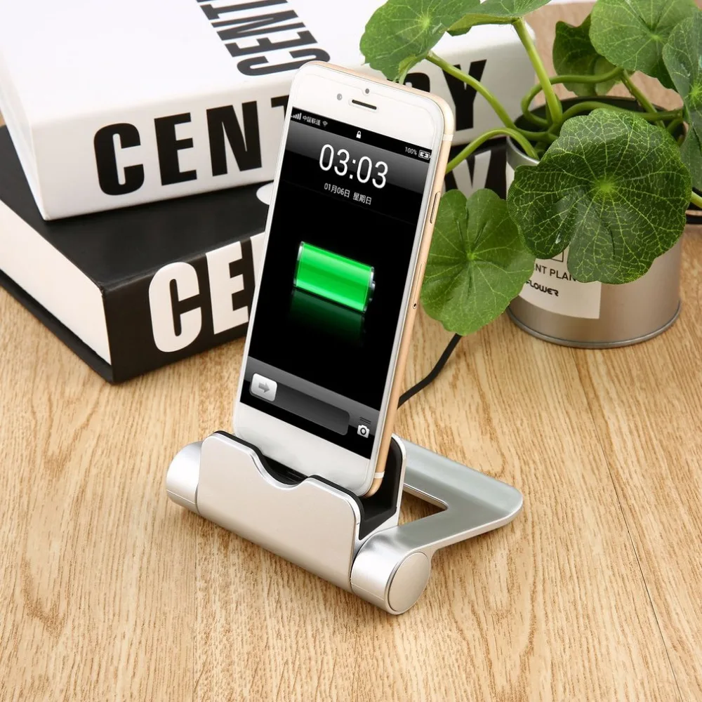 WQ26 USB Cable Charger Dock for iphone ipad Android Charger Desktop Sync Charging Station Cradle