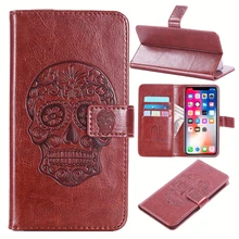 GUCOON Embossed Skull Wolf Case for Blackview BV40