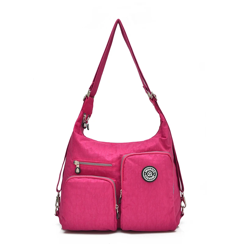 نساء رسول أكياس النايلون ماء حقائب الكتف عالية الجودة سستة جيب crossbody حقائب للنساء حقيبة سعر الدولار