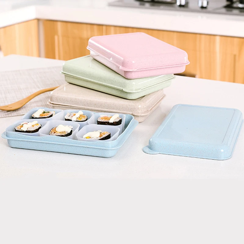 Baby Fruit Food Storage Container Colorful Kid Silicone Dinnerware Chidren Freezer Tableware Safe Healthy Lattice Box T0703 (10)