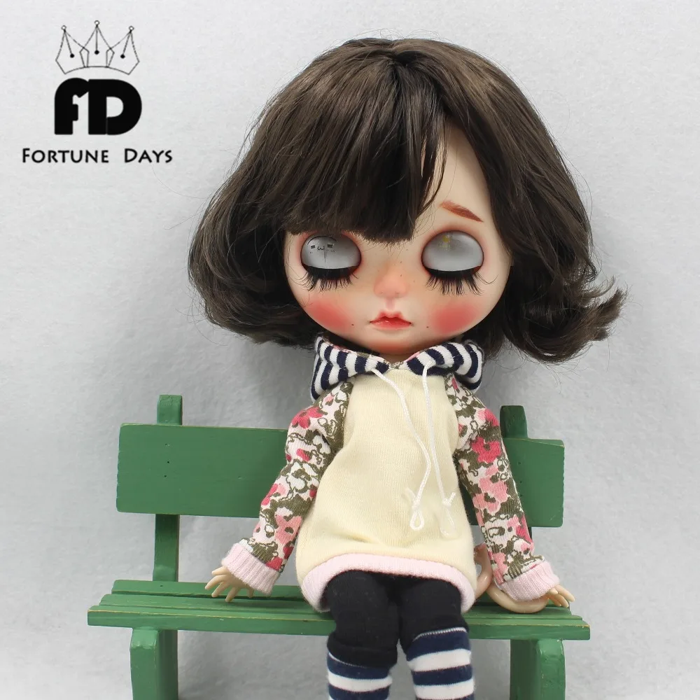 ICY DBS шарнирная кукла Blyth toys licca одежда модный костюм свитер с шапочкой брюки|suit