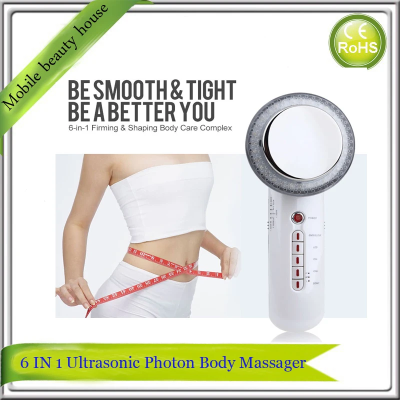 6 IN 1 Therapy Ultrasonic Photon Galvanic Body Spa Skin Tightening