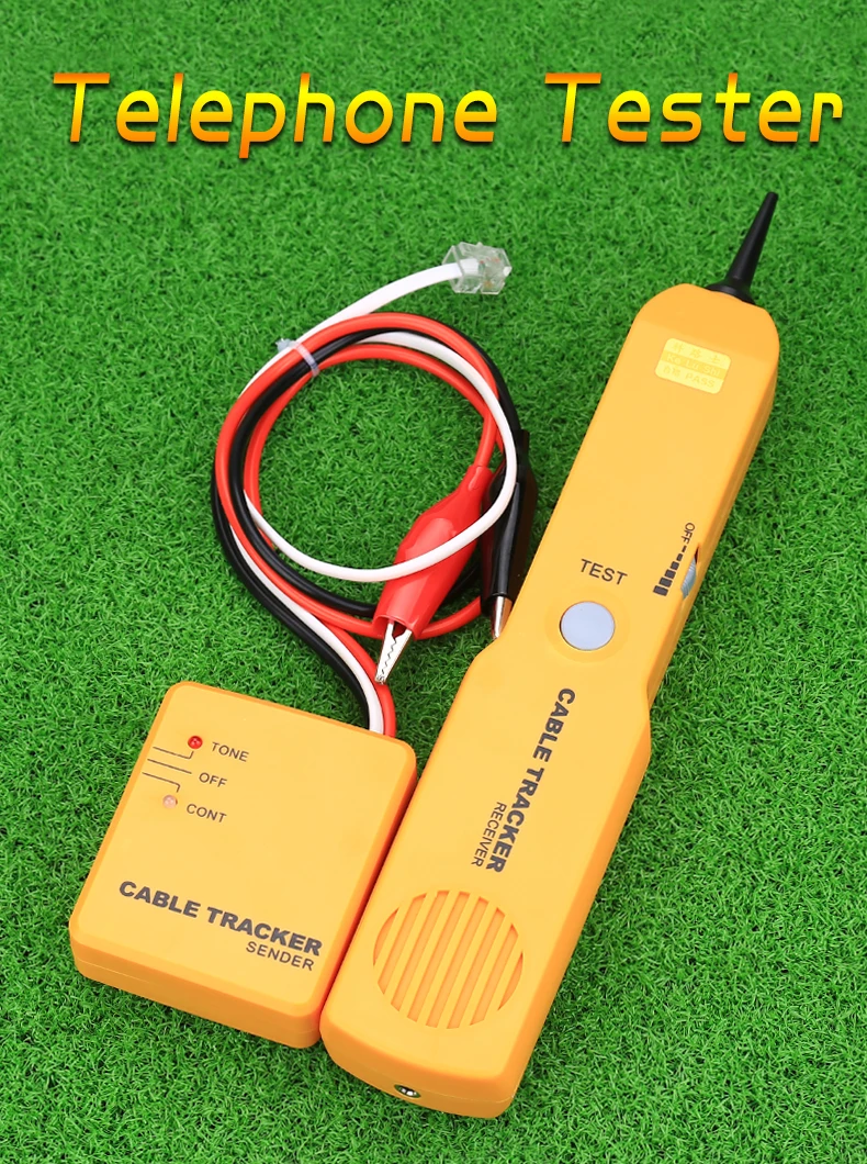 KELUSHI портативный RJ11 сетевой телефонный кабель тестер тонер провода трекер Tracer Диагностика Finder детектор сетевые инструменты