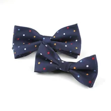 Модный с принтом «разноцветные шары 2 шт./компл. для папы, ребенка мальчика регулируемый галстук-бабочка свадебные банты Жених выпускного вечера вечерние пап и сыновей; Cravate Homme