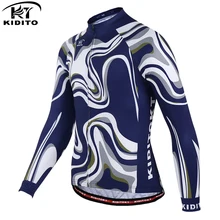 Kiditokt Pro Велоспорт Джерси велосипедная спортивная одежда Одежда MTB велосипед одежда Весна Длинный ropa ciclismo осень Джерси Мотокросс рубашка