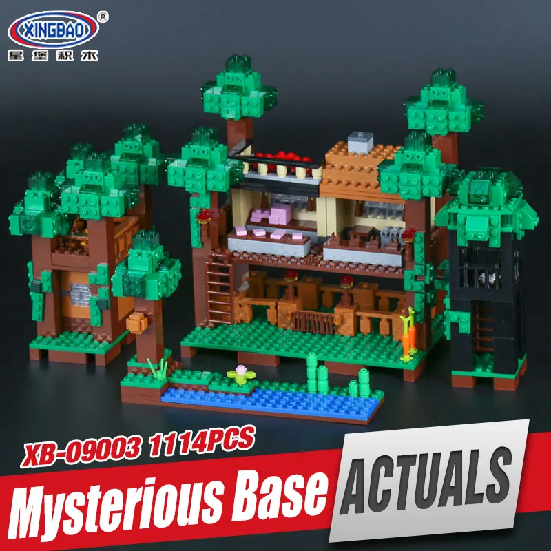 

Xingbao 09003 1114Pcs Creative MOC Series The Mysteries of Base Set Children Educational Building Blocks Bricks Toys Model Gifts