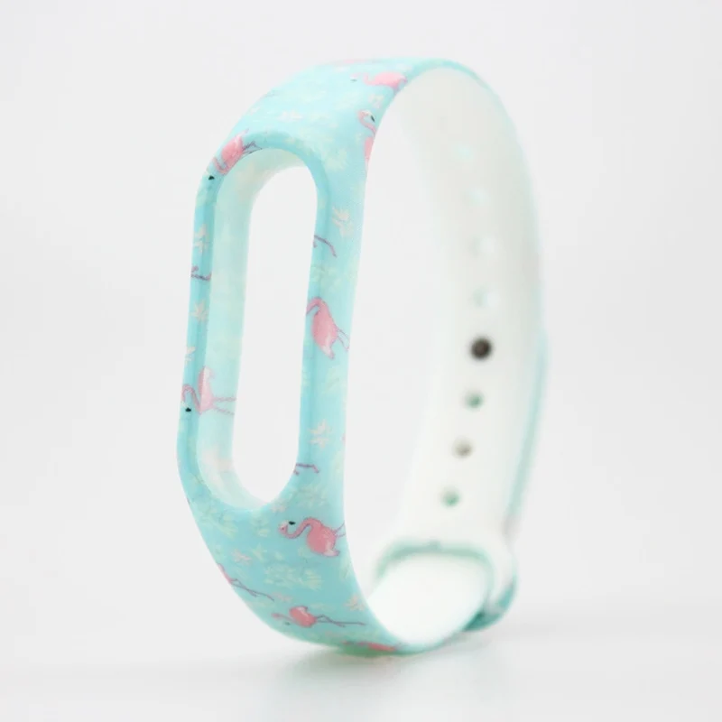 Ремешок силиконовый TIke Toker для xiaomi Mi Band 2 сменный цветной браслет mi 2|Ремешки часов|