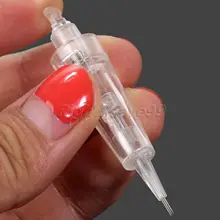 50 шт. татуировки картриджи Вышивка Крестом Иглы 3f Одноразовые стерилизованное Перманентный Макияж Вышивка Крестом Иглы для татуировки бровей машина ручка Профессиональный